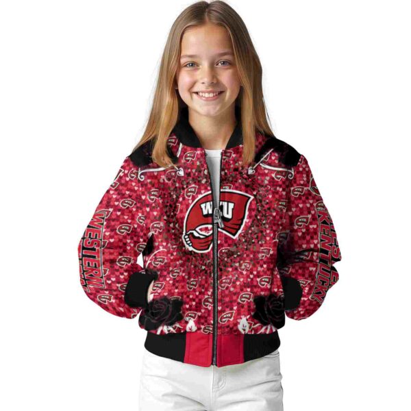 custom western kentucky hilltoppers heart explosion red jacket top rated