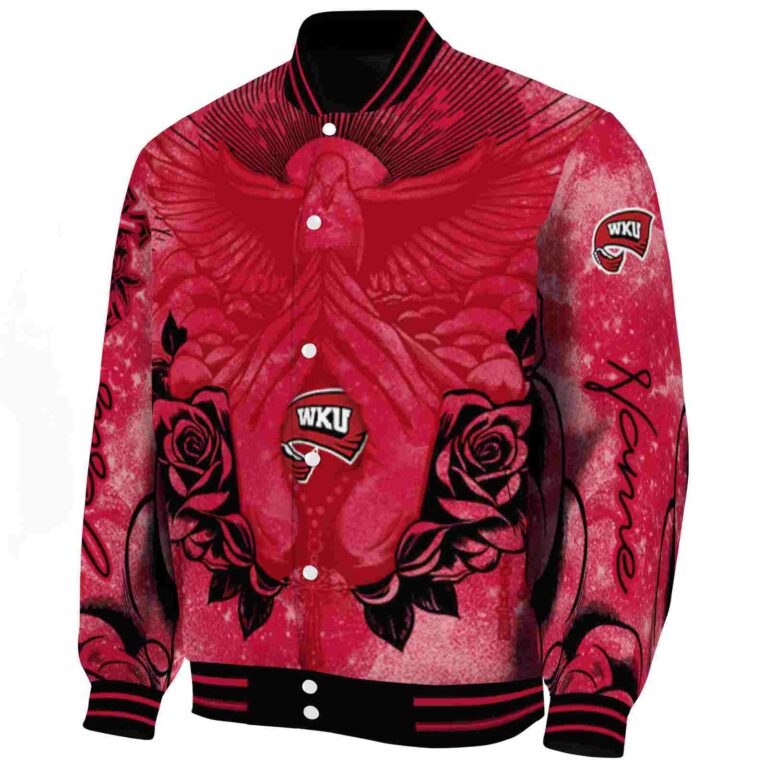 custom western kentucky hilltoppers praying hands red jacket best selling