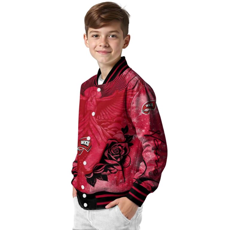custom western kentucky hilltoppers praying hands red jacket trendy