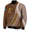 custom western michigan broncos wave patterns brown jacket best selling