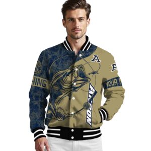 customized akron zips fishing rod gold jacket high quality