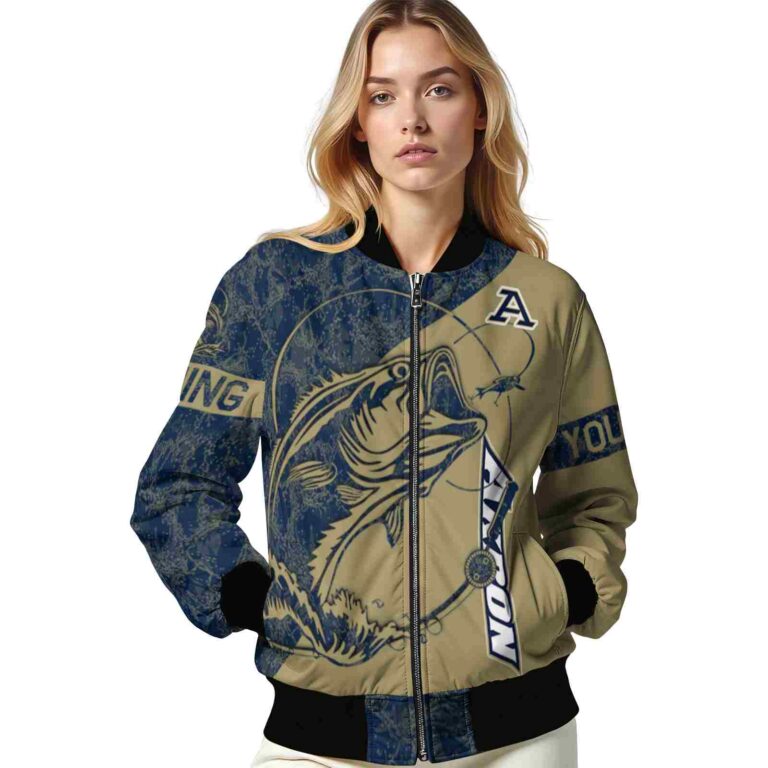 customized akron zips fishing rod gold jacket latest model