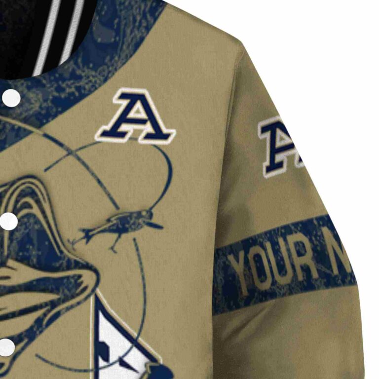 customized akron zips fishing rod gold jacket premium grade