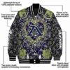 customized akron zips heart explosion blue jacket new arrival