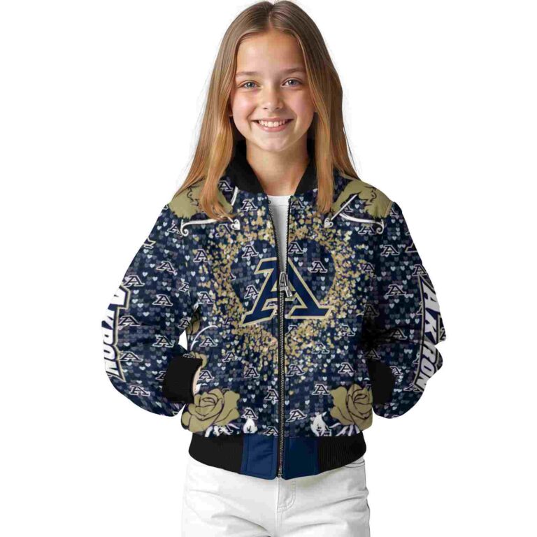 customized akron zips heart explosion blue jacket top rated