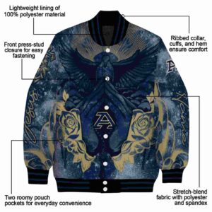 customized akron zips praying hands blue jacket new arrival