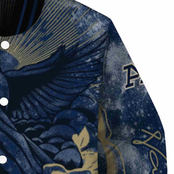 customized akron zips praying hands blue jacket premium grade