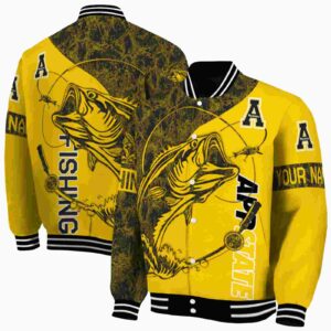 customized appalachian state mountaineers fishing rod gold jacket fashion forward