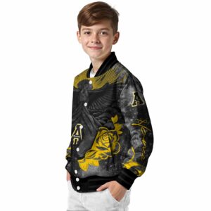 customized appalachian state mountaineers praying hands black jacket trendy