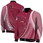 customized arizona cardinals wave patterns red jacket best selling