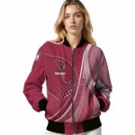customized arizona cardinals wave patterns red jacket best selling