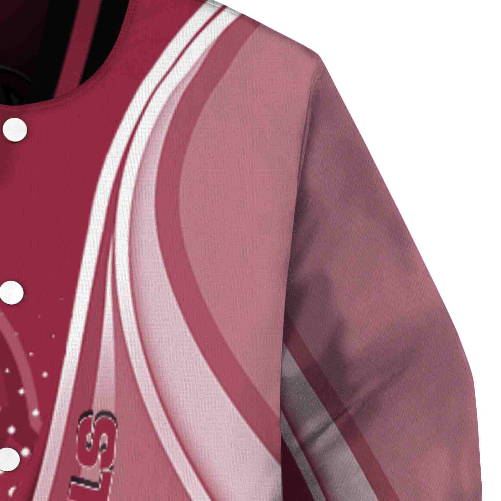 customized arizona cardinals wave patterns red jacket premium grade customized arizona cardinals wave patterns red jacket premium grade