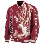 customized arizona coyotes fishing passion red white jacket best selling