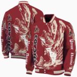 customized arizona coyotes fishing passion red white jacket best selling