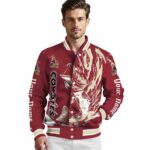 customized arizona coyotes fishing passion red white jacket best selling