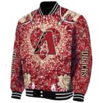 customized arizona diamondbacks heart explosion red jacket best selling