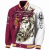 customized arizona state sun devils jesus tears maroon white jacket best selling