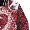 customized arkansas razorbacks heart explosion red jacket premium grade
