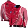 customized arkansas state red wolves wave patterns scarlet jacket fashion forward