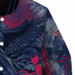 customized atlanta braves praying hands navy jacket best selling