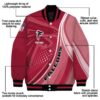 customized atlanta falcons wave patterns red jacket new arrival