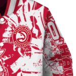 customized atlanta hawks fishing art red jacket best selling