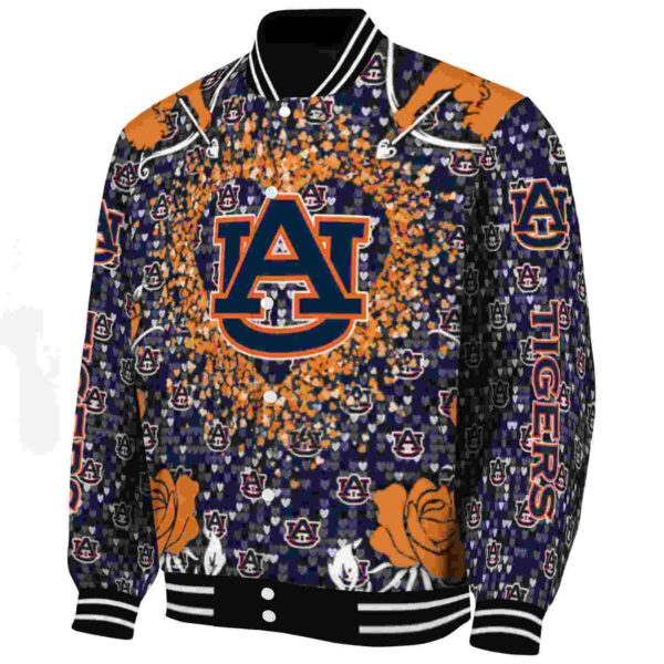 customized auburn tigers heart explosion navy blue jacket best selling