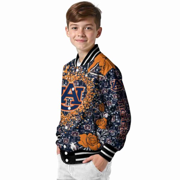 customized auburn tigers heart explosion navy blue jacket trendy