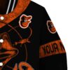 customized baltimore orioles fishing rod black jacket premium grade
