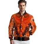 customized baltimore orioles praying hands orange jacket best selling