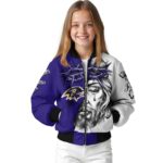 customized baltimore ravens jesus tears purple white jacket best selling