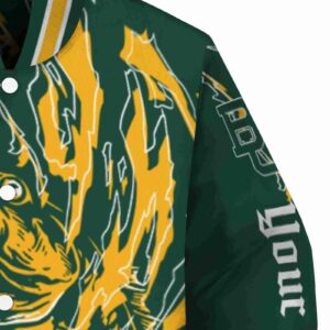 customized baylor bears fishing passion green white jacket premium grade