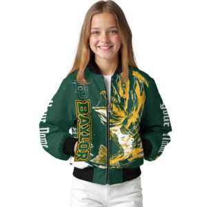 customized baylor bears fishing passion green white jacket top rated