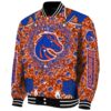 customized boise state broncos heart explosion orange jacket best selling