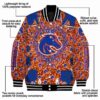 customized boise state broncos heart explosion orange jacket new arrival