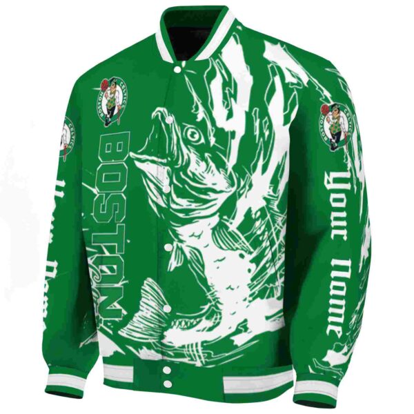 customized boston celtics fishing passion green white jacket best selling