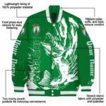 customized boston celtics fishing passion green white jacket best selling