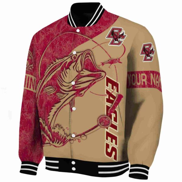 customized boston college eagles fishing rod gold jacket best selling