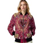 customized boston college eagles heart explosion maroon jacket best selling
