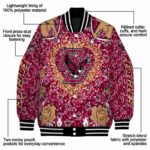 customized boston college eagles heart explosion maroon jacket best selling