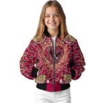 customized boston college eagles heart explosion maroon jacket best selling