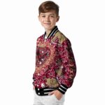 customized boston college eagles heart explosion maroon jacket best selling