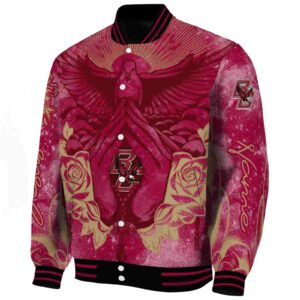 customized boston college eagles praying hands maroon jacket best selling