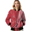customized boston red sox wave patterns red jacket latest model
