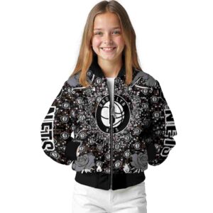 customized brooklyn nets heart explosion black jacket top rated