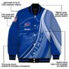 customized buffalo bills wave patterns blue jacket new arrival