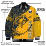 customized buffalo sabres fishing rod yellow jacket best selling