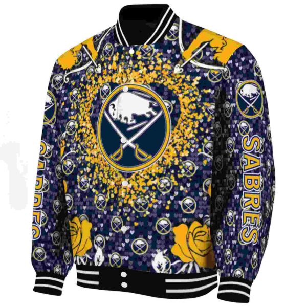 customized buffalo sabres heart explosion navy blue jacket best selling