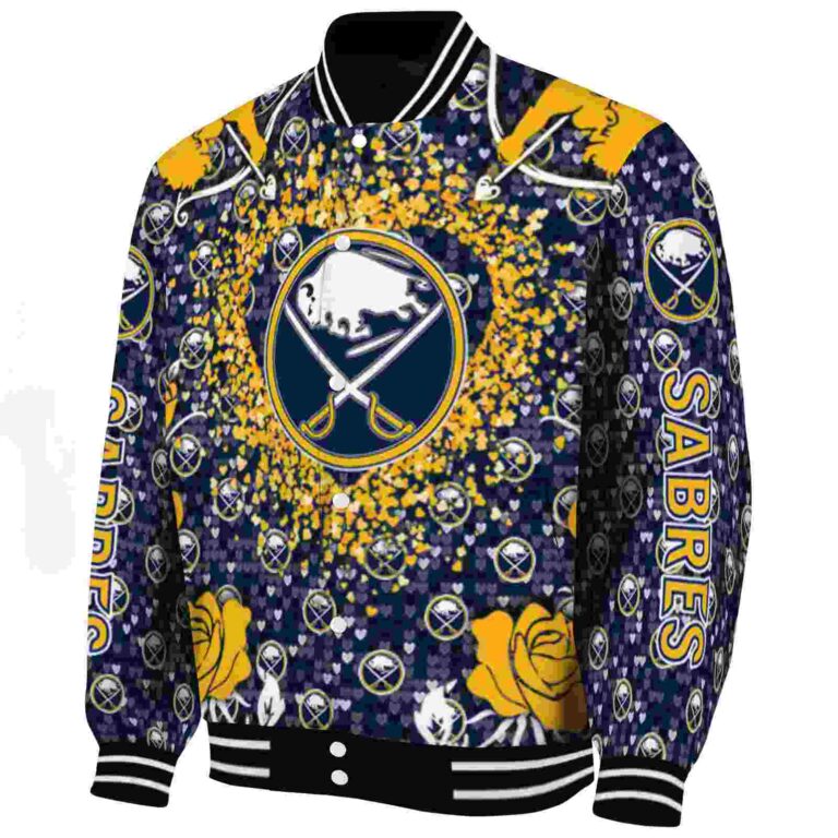 customized buffalo sabres heart explosion navy blue jacket best selling