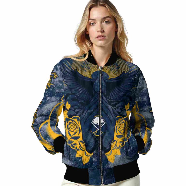 customized buffalo sabres praying hands navy blue jacket latest model